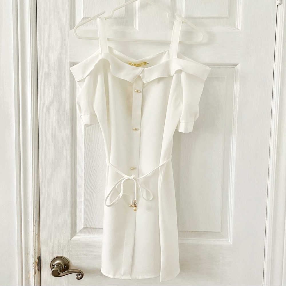 Salsa White Flare Dress